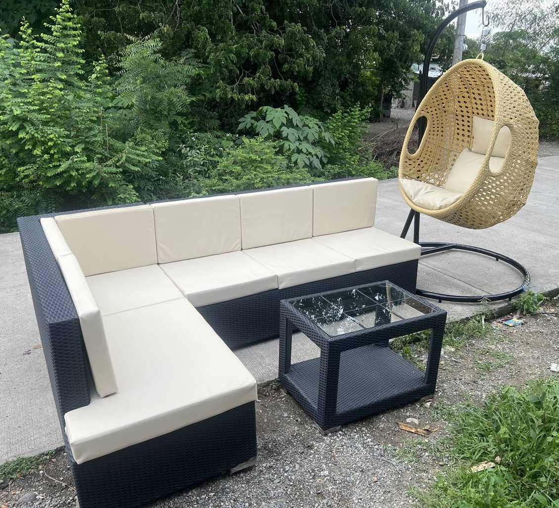L-shape outdoor sofa